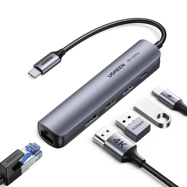 Ugreen Ultra Slim 5-in-1 USB C Hub