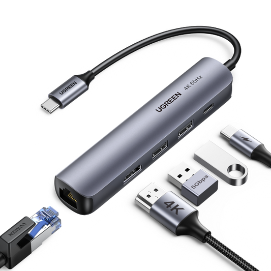 Ugreen Ultra Slim 5-in-1 USB C Hub