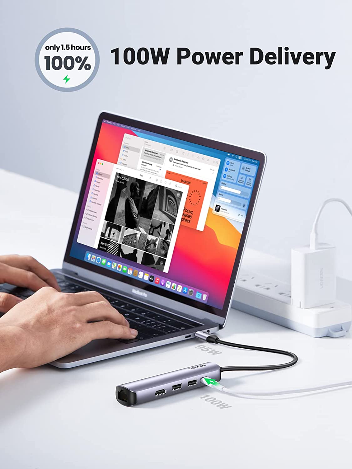 Ugreen Ultra Slim 5-in-1 USB C Hub