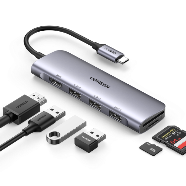 Ugreen 6-in-1 USB C to USB Hubs