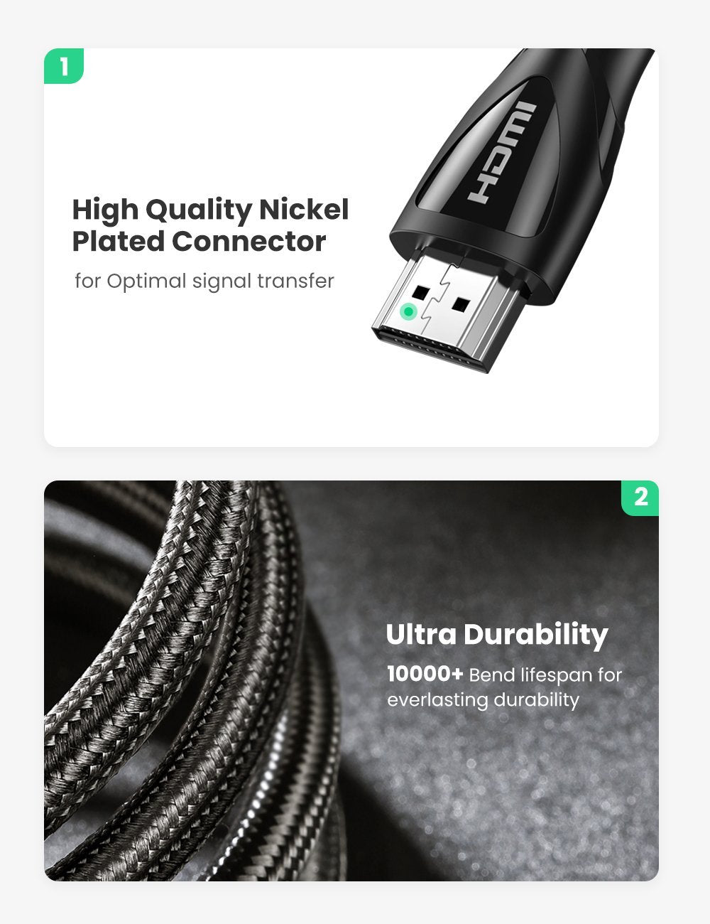 Ugreen 8K Ultra HD HDMI 2.1 Cable