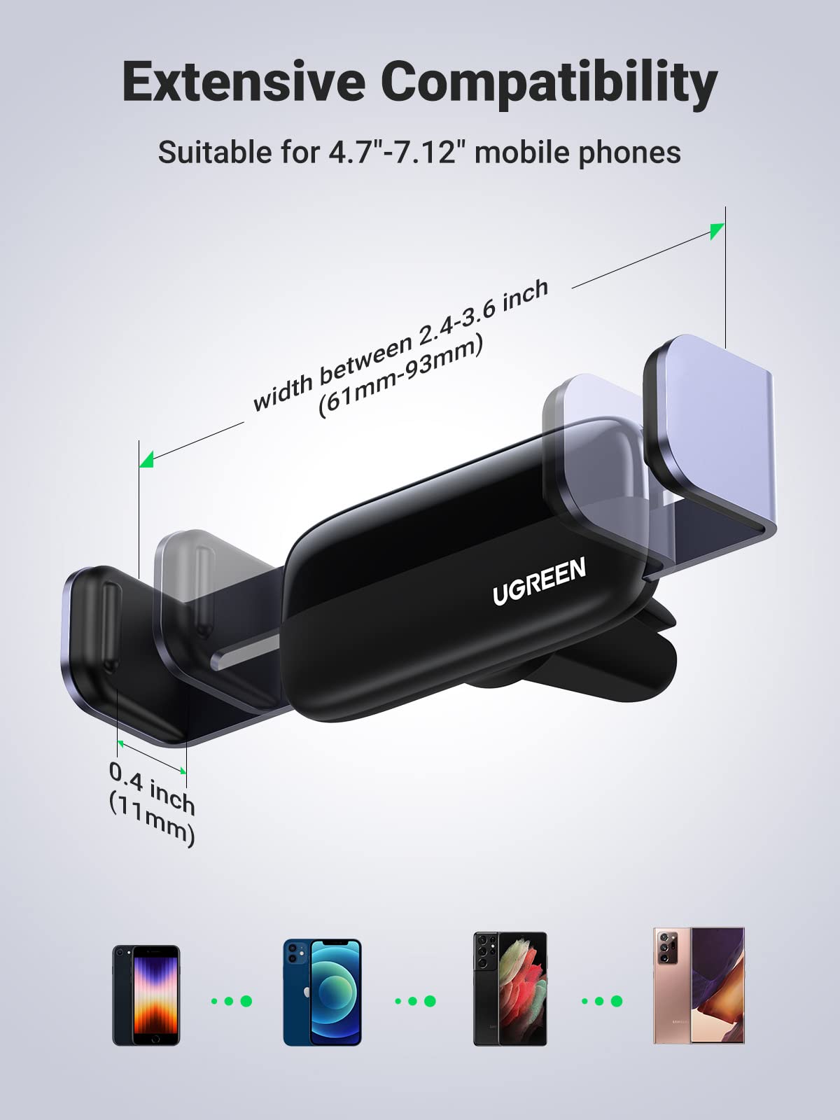 Ugreen Mini Car Vent Phone Mount