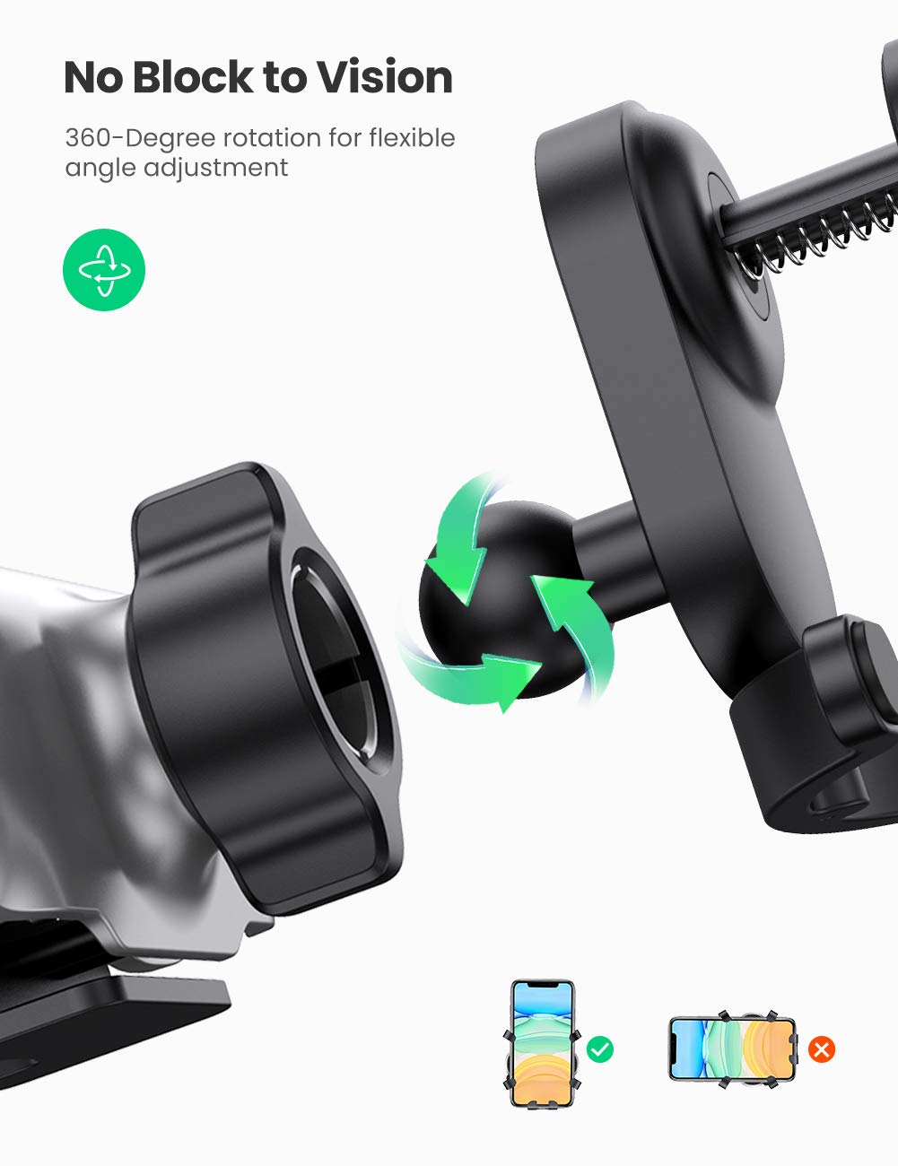 Ugreen Gravity Air Vent Car Phone Holder