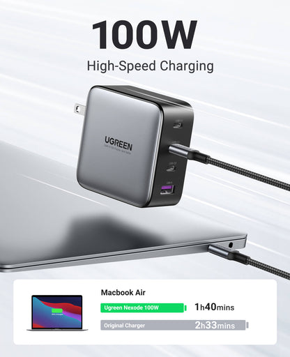 Ugreen Nexode 100W USB C Wall Charger - 4 Ports